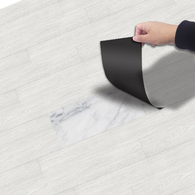 Bedroom Floor Wood Grain Floor Sticker