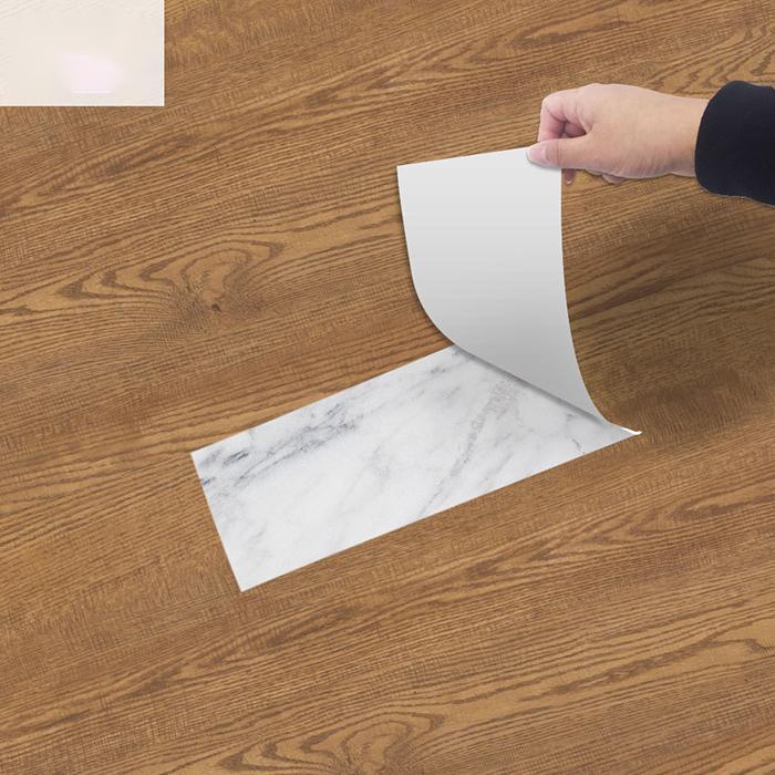 Bedroom Floor Wood Grain Floor Sticker