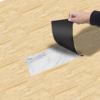 Bedroom Floor Wood Grain Floor Sticker