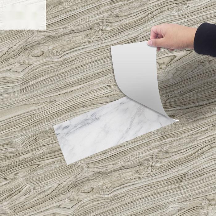 Bedroom Floor Wood Grain Floor Sticker