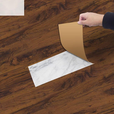 Bedroom Floor Wood Grain Floor Sticker