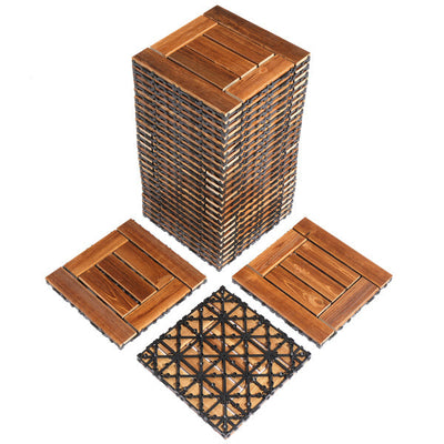 20pcs Carbonized Pine Flooring